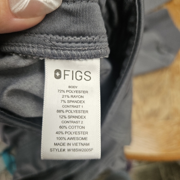 Figs Scrub Set In Gray WOMENS XL/P - Picture 5 of 9